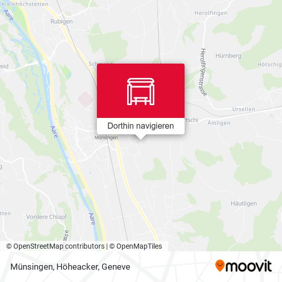 Münsingen, Höheacker Karte