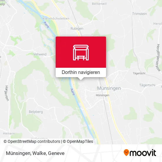 Münsingen, Walke Karte
