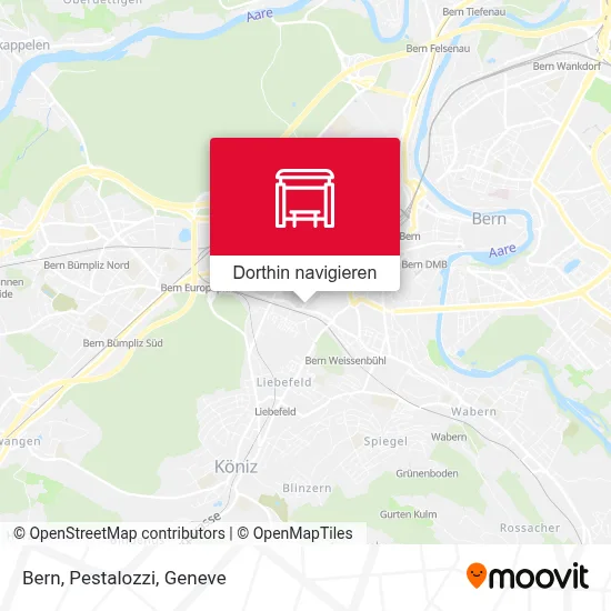 Bern, Pestalozzi Karte
