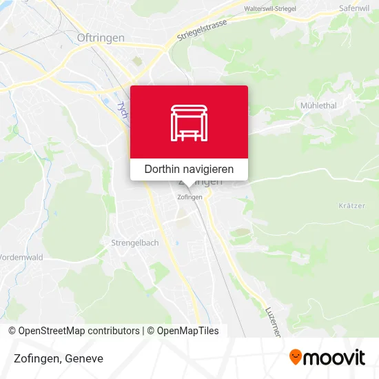 Zofingen Karte