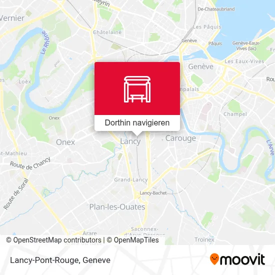 Lancy-Pont-Rouge Karte