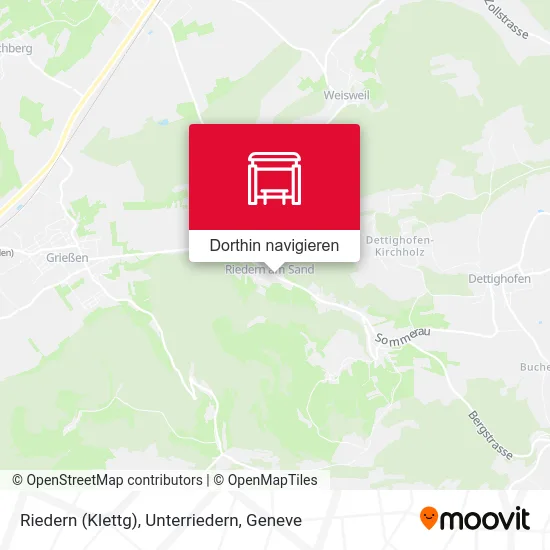 Riedern (Klettg), Unterriedern Karte