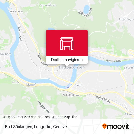 Bad Säckingen, Lohgerbe Karte