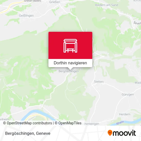 Bergöschingen Karte