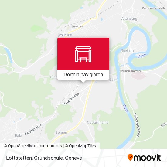 Lottstetten, Grundschule Karte