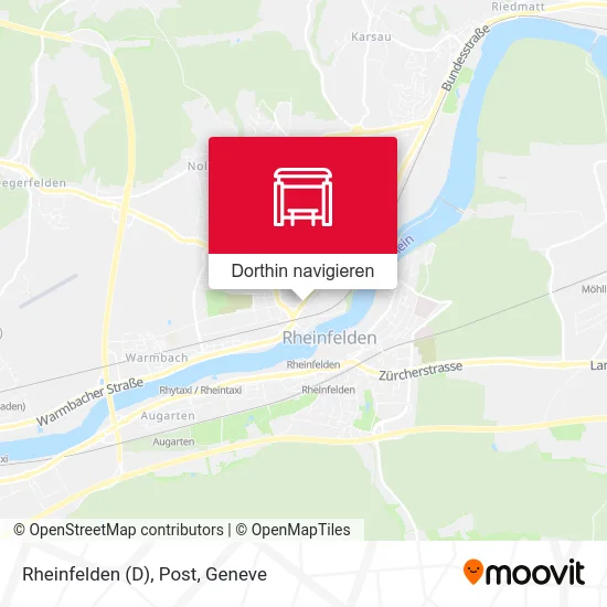 Rheinfelden (D), Post Karte