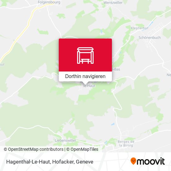 Hagenthal-Le-Haut, Hofacker Karte