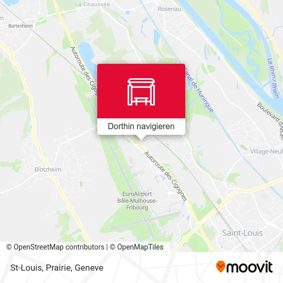 St-Louis, Prairie Karte