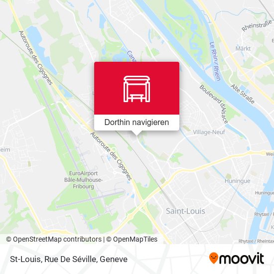 St-Louis, Rue De Séville Karte