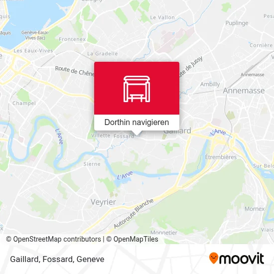 Gaillard, Fossard Karte