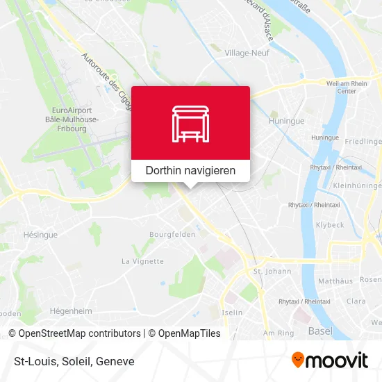 St-Louis, Soleil Karte