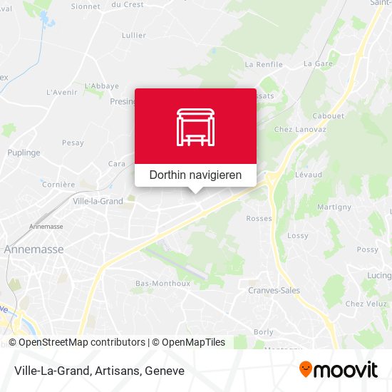 Ville-La-Grand, Artisans Karte