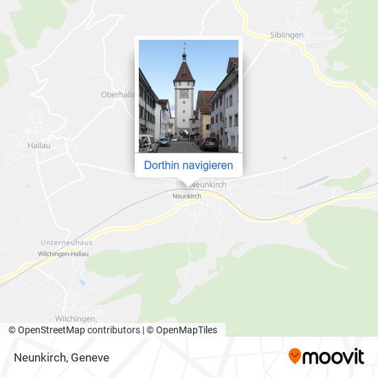 Neunkirch Karte