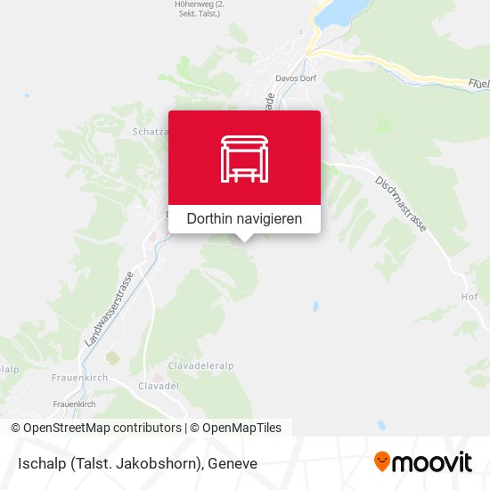 Ischalp (Talst. Jakobshorn) Karte