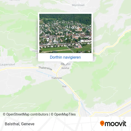 Balsthal Karte