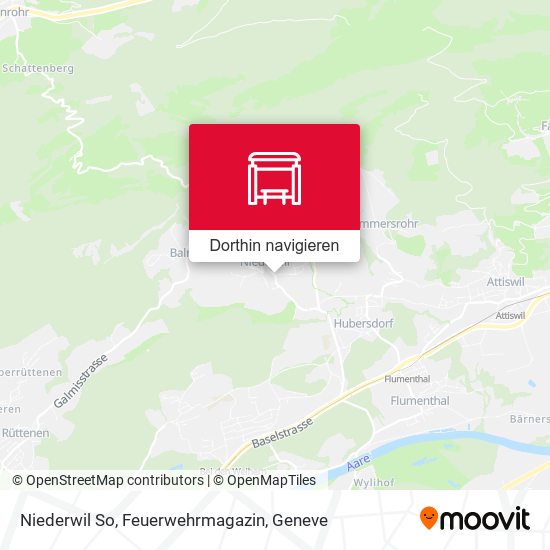 Niederwil So, Feuerwehrmagazin Karte
