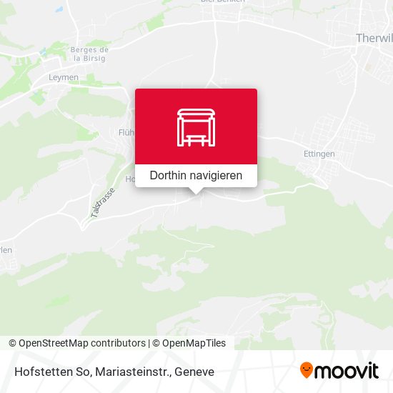 Hofstetten So, Mariasteinstr. Karte
