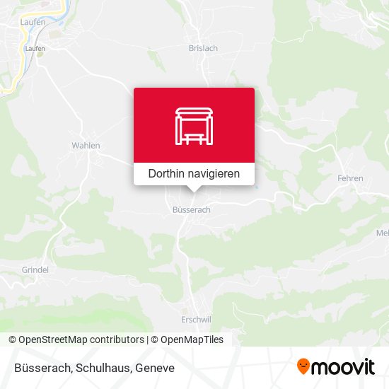 Büsserach, Schulhaus Karte