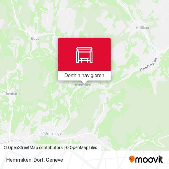 Hemmiken, Dorf Karte