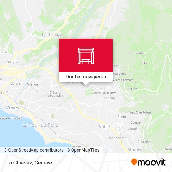 La Chiésaz Karte