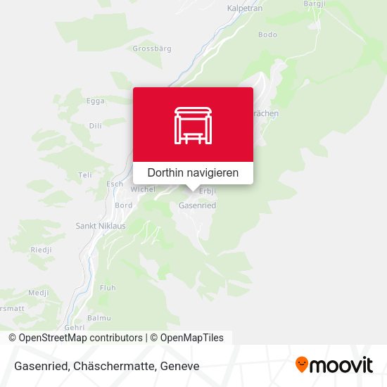 Gasenried, Chäschermatte Karte