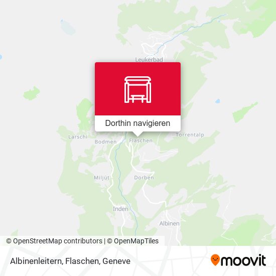 Albinenleitern, Flaschen Karte