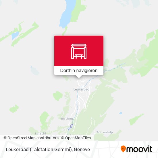 Leukerbad (Talstation Gemmi) Karte