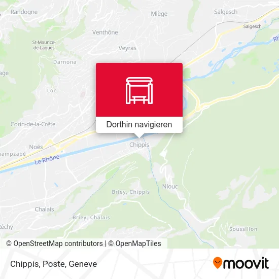 Chippis, Poste Karte