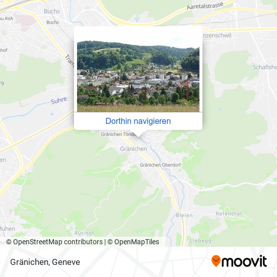 Gränichen Karte