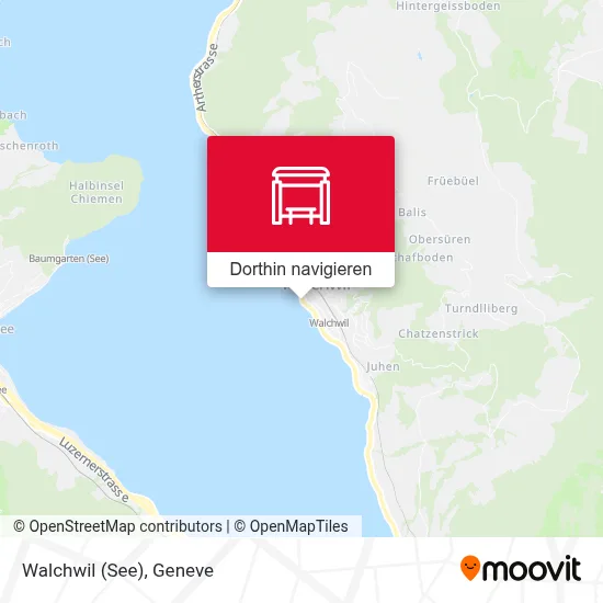 Walchwil (See) Karte