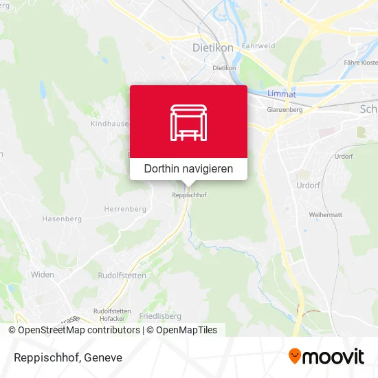 Reppischhof Karte