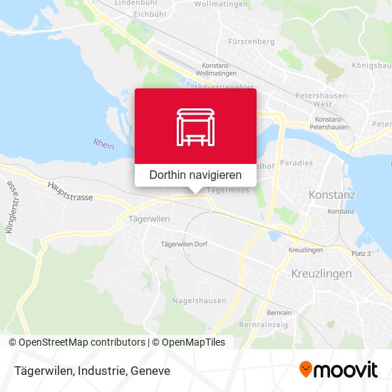 Tägerwilen, Industrie Karte
