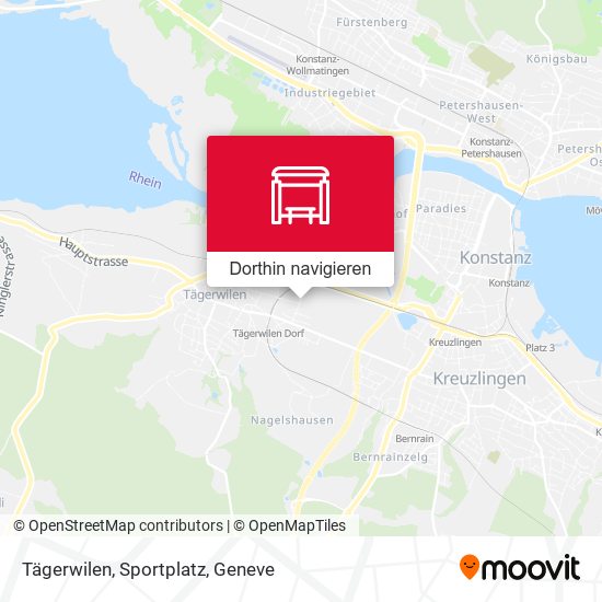 Tägerwilen, Sportplatz Karte