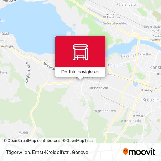 Tägerwilen, Ernst-Kreidolfstr. Karte
