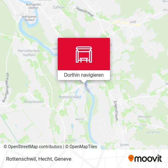 Rottenschwil, Hecht Karte