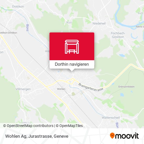 Wohlen Ag, Jurastrasse Karte