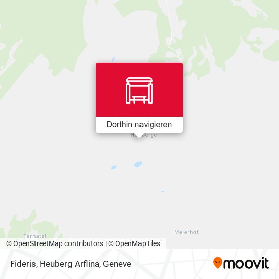 Fideris, Heuberg Arflina Karte
