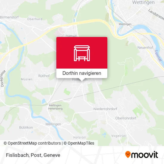 Fislisbach, Post Karte