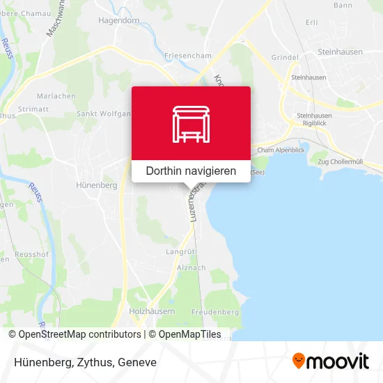 Hünenberg, Zythus Karte
