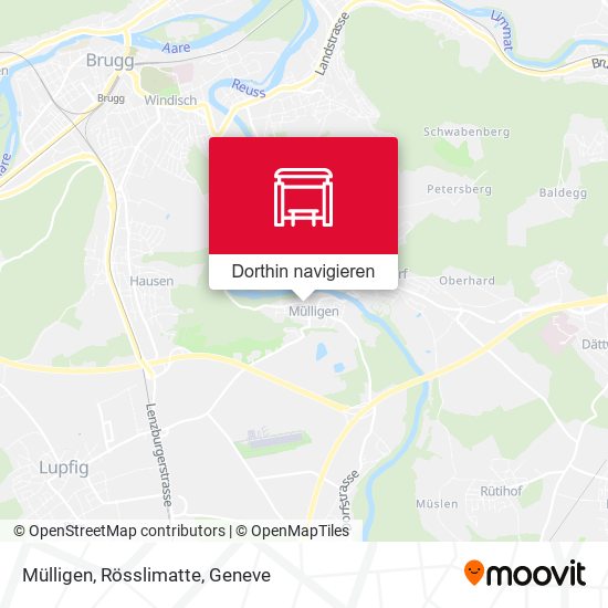 Mülligen, Rösslimatte Karte