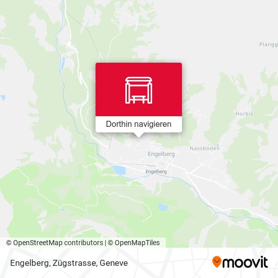 Engelberg, Zügstrasse Karte