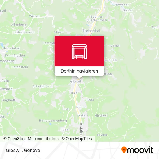 Gibswil Karte