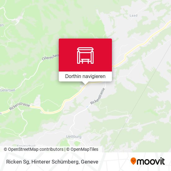 Ricken Sg, Hinterer Schümberg Karte