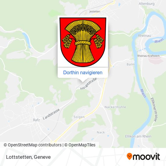 Lottstetten Karte