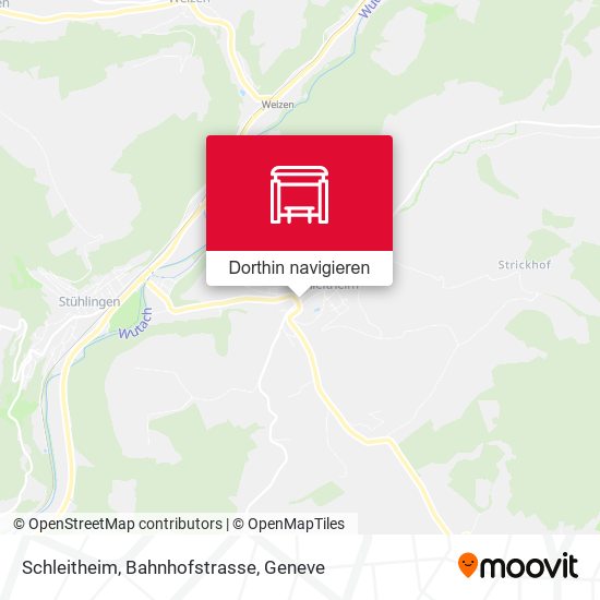 Schleitheim, Bahnhofstrasse Karte