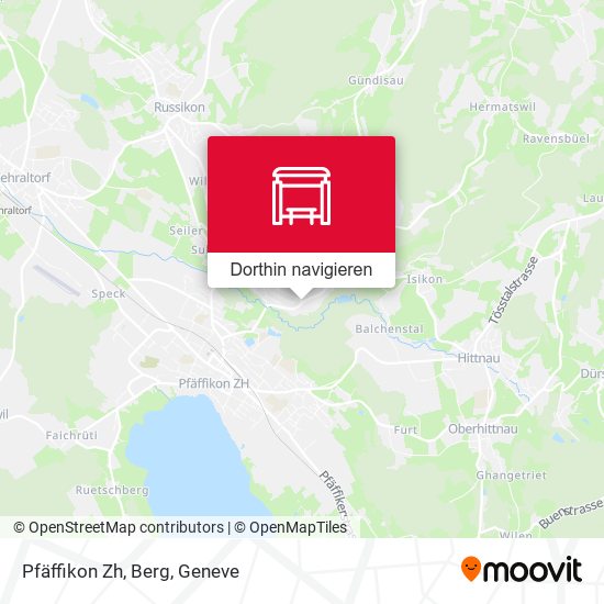 Pfäffikon Zh, Berg Karte