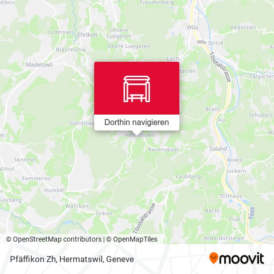 Pfäffikon Zh, Hermatswil Karte