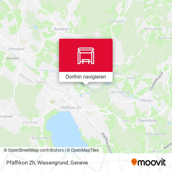 Pfäffikon Zh, Wiesengrund Karte