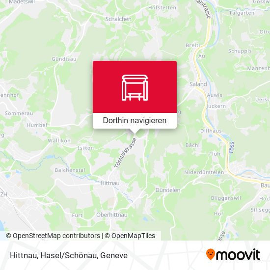 Hittnau, Hasel/Schönau Karte