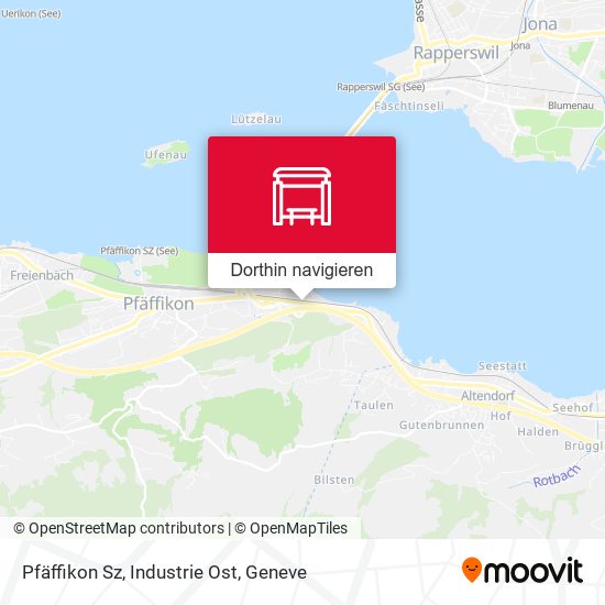 Pfäffikon Sz, Industrie Ost Karte